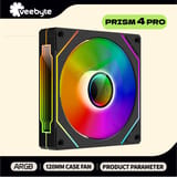 Ventilador para pc PRISM 4 PRO silencioso con ARGB
