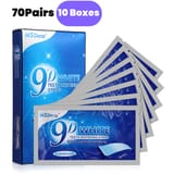 Tiras blanqueadoras dentales de gel 9D con sabor a menta