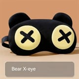 Compresa para ojos con diseño de oso y elástico ajustable