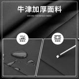 Detalle de la tela impermeable Oxford y prueba de resistencia con punta metálica.
