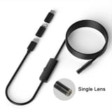 Cámara endoscópica para celular con luz LED y adaptadores