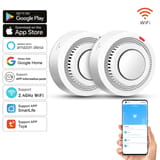 Detector de humo inteligente con wifi y alarma sonora