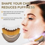 Masajeador facial curvado con cerdas suaves y estuche