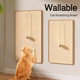 Rascador para gatos de sisal con fijación para sofás