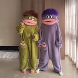 pijama hombre enterizo con capucha de forro polar