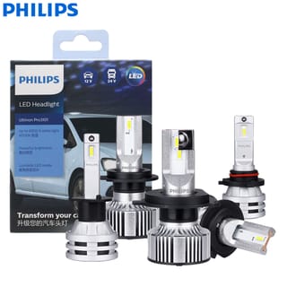 Bombillo LED Philips Ultinon Pro3101 para faro de carro, luz blanca 6000K, par