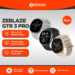 Reloj inteligente Zeblaze GTR 3 Pro con llamadas por voz, pantalla AMOLED 1,43"