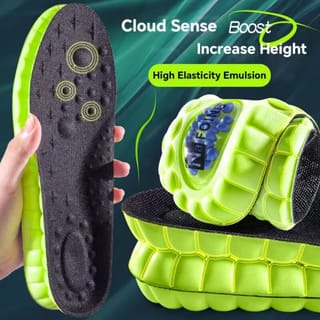 Plantillas deportivas 4D Cloud NAFOING, amortiguación de aire, unisex, 1 par