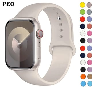Correa de silicona deportiva para Apple Watch, repuesto 38 a 49 mm