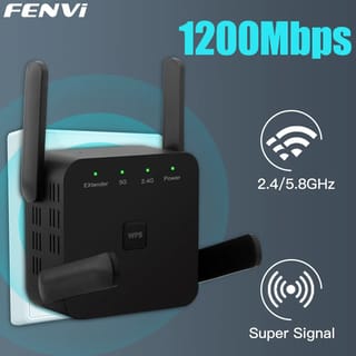 Repetidor Wi-Fi doble banda AC1200 de 2.4 y 5 GHz