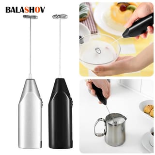 Espumador de Leche BALASHOV a Pilas AA con Varilla de Acero Inoxidable