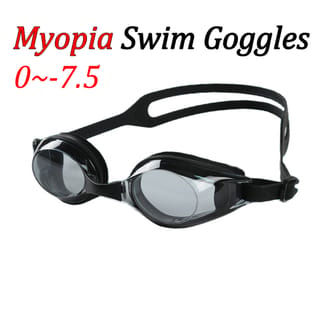 Gafas de natación graduadas para miopía antivaho para adultos y niños