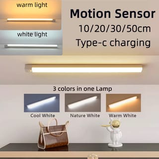Barra de luz LED HONGQI con sensor de movimiento