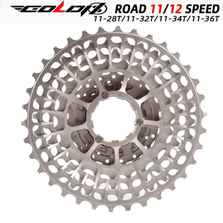 GOLDIX Cassette ultraligero de carretera 11/12 velocidades para Shimano HG