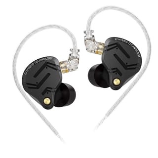 Audífonos intraurales de metal híbridos 1DD+5BA con micrófono y cable desmontable