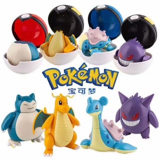 Figura de colección de Pokémon de PVC, Pikachu o Gengar, de 8 cm