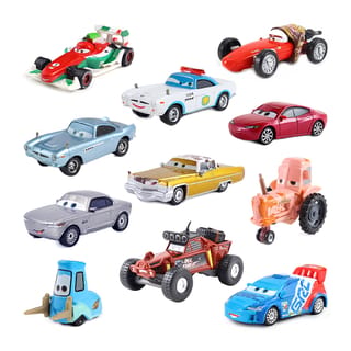 Auto a escala 1:55 de metal Rayo McQueen de Cars