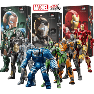 Figura de acción de Iron Man Mark 35 de ZD Toys, 1/60, articulada