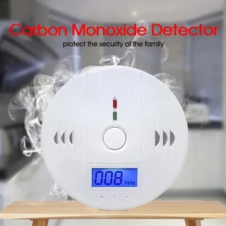 Detector de monóxido de carbono con pantalla LCD