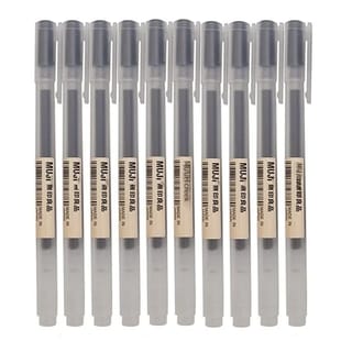 Set de bolígrafos de gel punta fina 0.38/0.5 mm en negro, azul y rojo