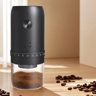 Molinillo Eléctrico de Café Recargable Cónico con 40 Niveles de Molienda