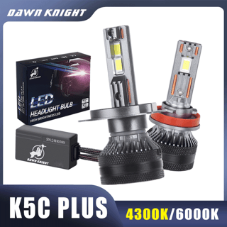 Bombillo Led DAWN KNIGHT K5C Plus H7 4300K Canbus 12V, par