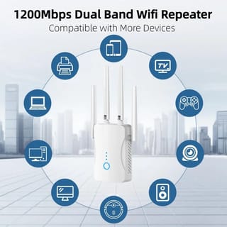 Repetidor Wi-Fi doble banda VYOPBC de 1200 Mbps