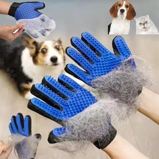 Guante de silicona para quitar pelo de perros y gatos