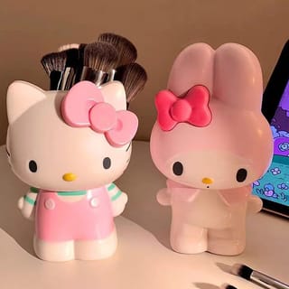 Portalápices Kawaii Hello Kitty de Sanrio para el Escritorio