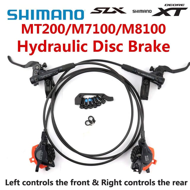 Freno de disco hidráulico Shimano MTB delantero y trasero MT200 SLX XT