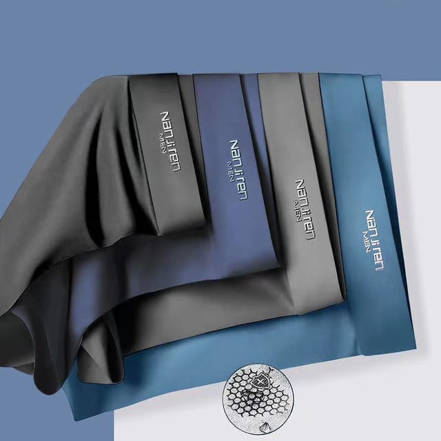 Paquete de 4 bóxers de seda de hielo para hombre