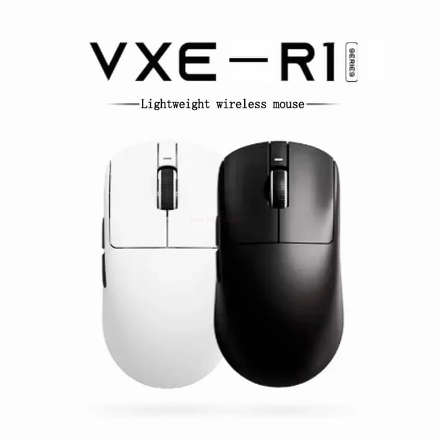 Mouse gamer inalámbrico Vxe Dragonfly R1 SE ligero con sensor Paw3395