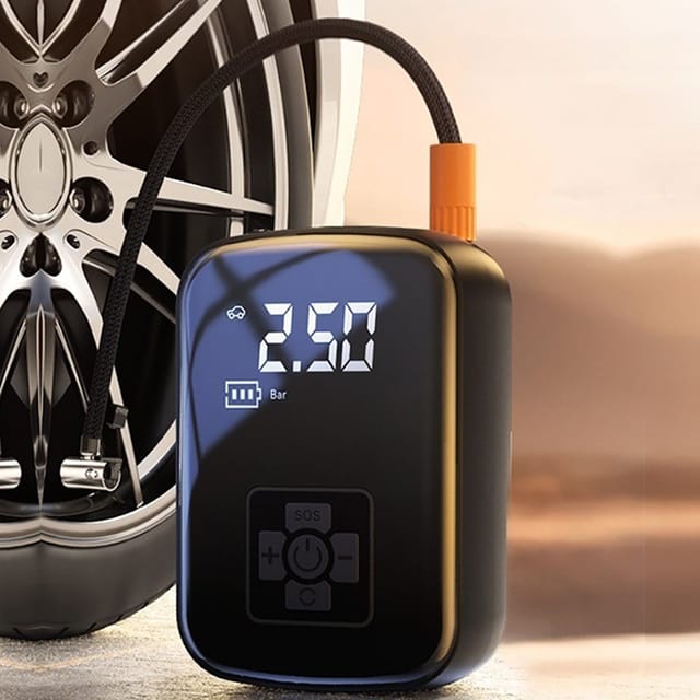 Compresor de aire inalámbrico y con cable EAFC 150PSI para carro y moto
