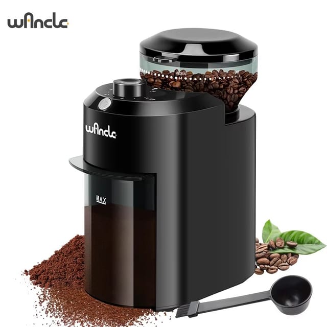 Molinillo de café eléctrico con 28 niveles y muelas planas