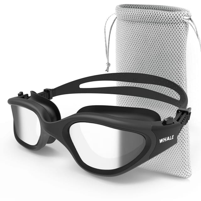Lentes de natación polarizadas WHALE antivaho con correa ajustable