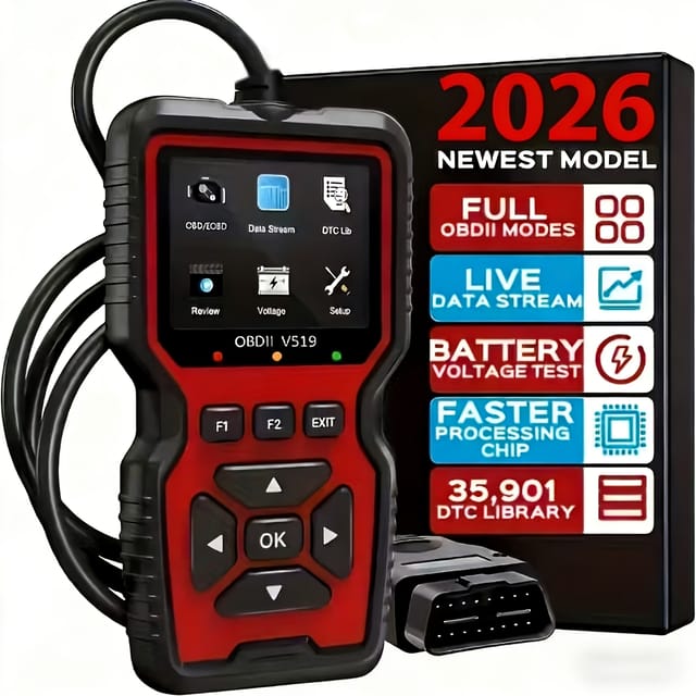 Escáner OBD2 OnRetul V519 lector de códigos con datos en vivo