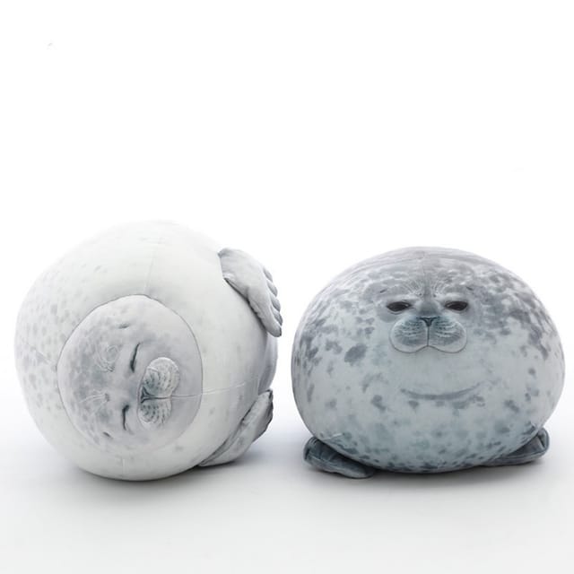 Peluche de foca regordeta tipo almohada