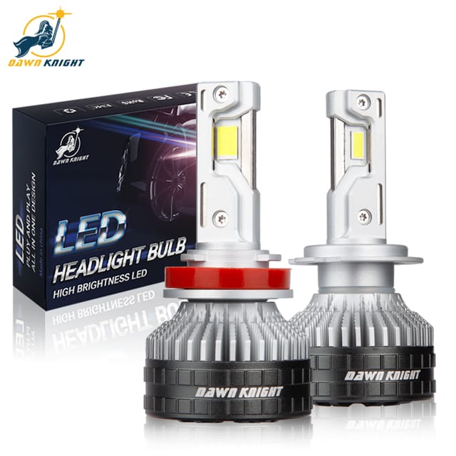 DAWN KNIGHT K9C Pro bombillo LED para faro de auto H7 H4 H11 H1 9005 9006 12V
