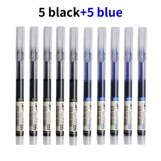 plumas de gel con punta de aguja de 0,5 mm