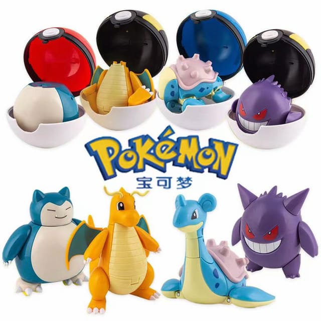 Figura de colección de Pokémon de PVC, Pikachu o Gengar, de 8 cm