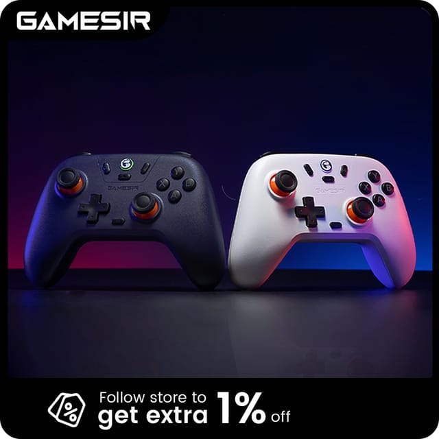 GameSir Nova Lite mando inalámbrico con efecto Hall para Switch, PC y celular