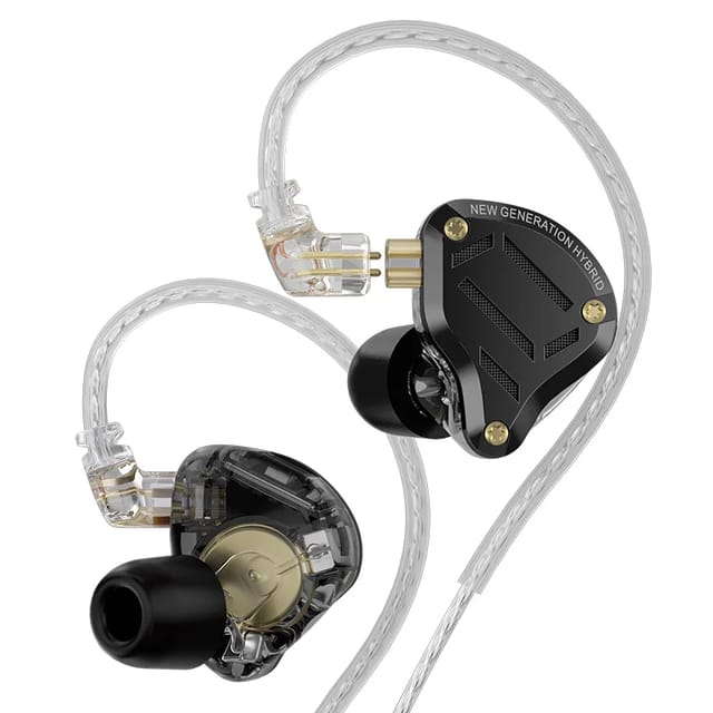Audífonos de cable HiFi con micrófono y interruptor de bajos en 4 niveles