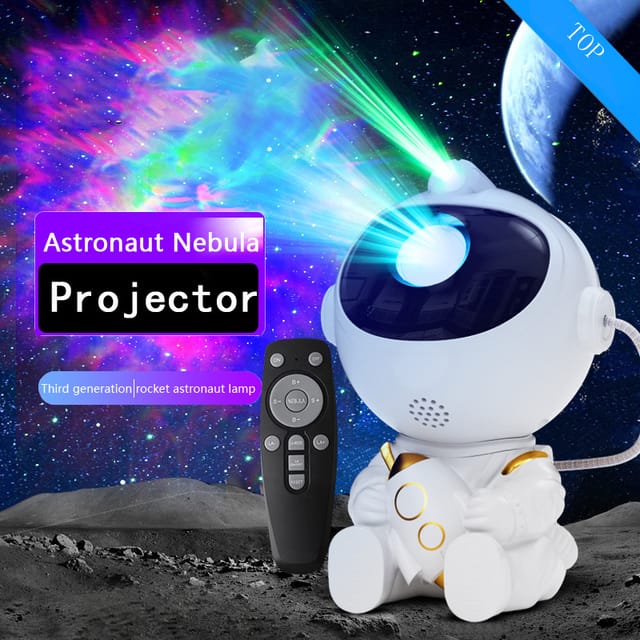 Proyector de estrellas ZCUU astronauta para dormitorio infantil