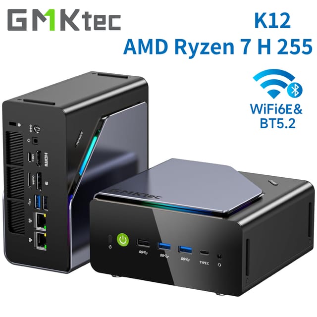 Mini PC GMKtec K12 AMD Ryzen 7 barebone