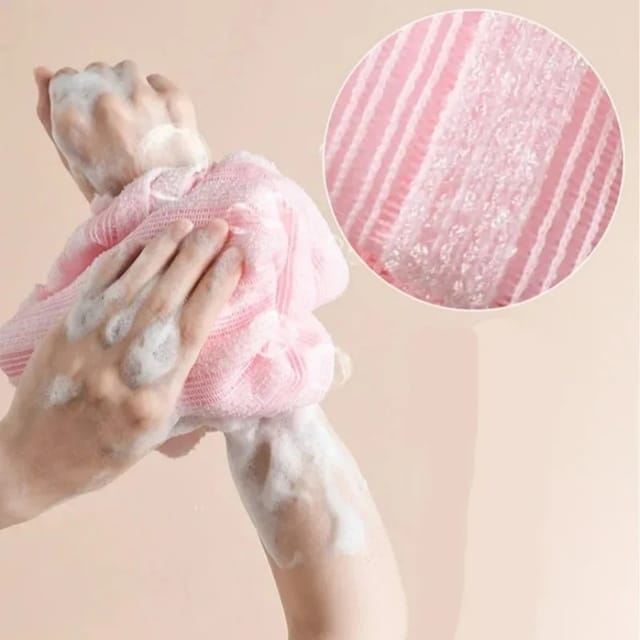 Toalla exfoliante de doble cara para la espalda
