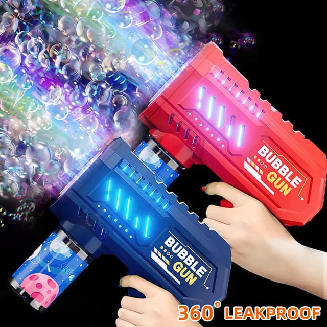 Pistola de Burbujas Automática con Forma de Cohete para Jugar Afuera