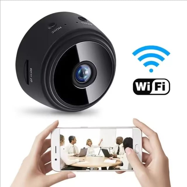 Mini cámara de seguridad WiFi GEMODI 1080p con sensor de movimiento