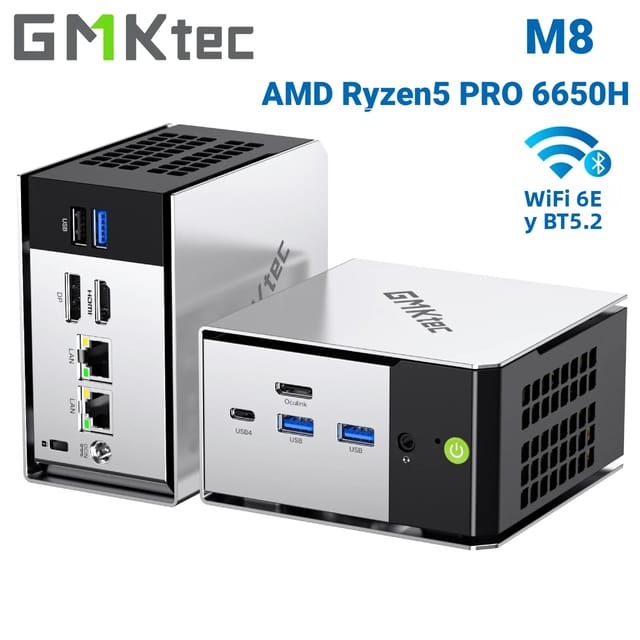 Mini PC GMKtec con AMD Ryzen 5 y 16 GB de RAM