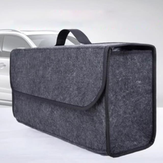 Organizador para auto plegable de fieltro para el maletero